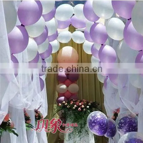 Wholesale 2014 good quality Colourful wedding lighted Party decoration Balloons 12inch 3.2g bead light advertiseme latex balloon