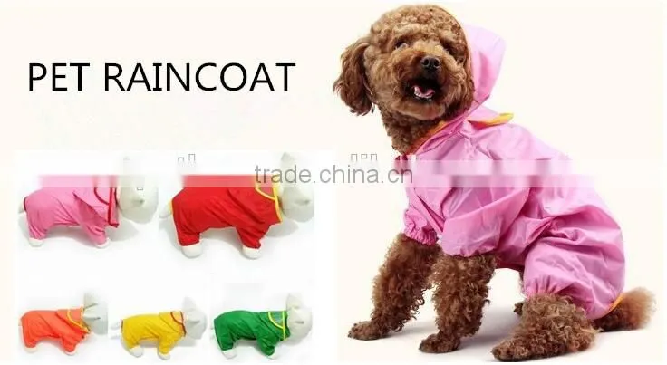 Dogs Application and Pet Apparel & Accessories Type pet raincoat