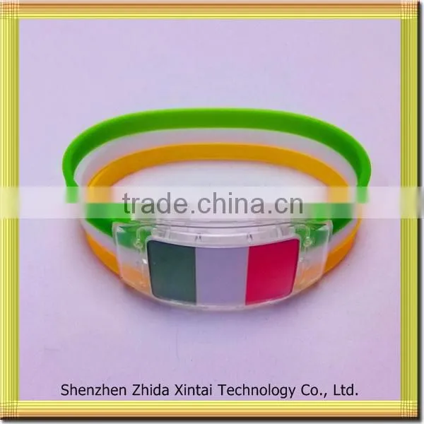 alibaba website silicone led wrist band