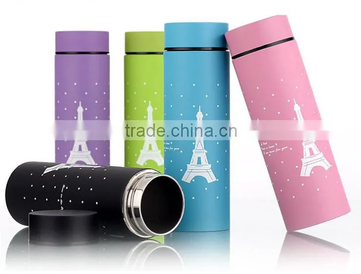 304 stainless steel vacuum bottle with five colors