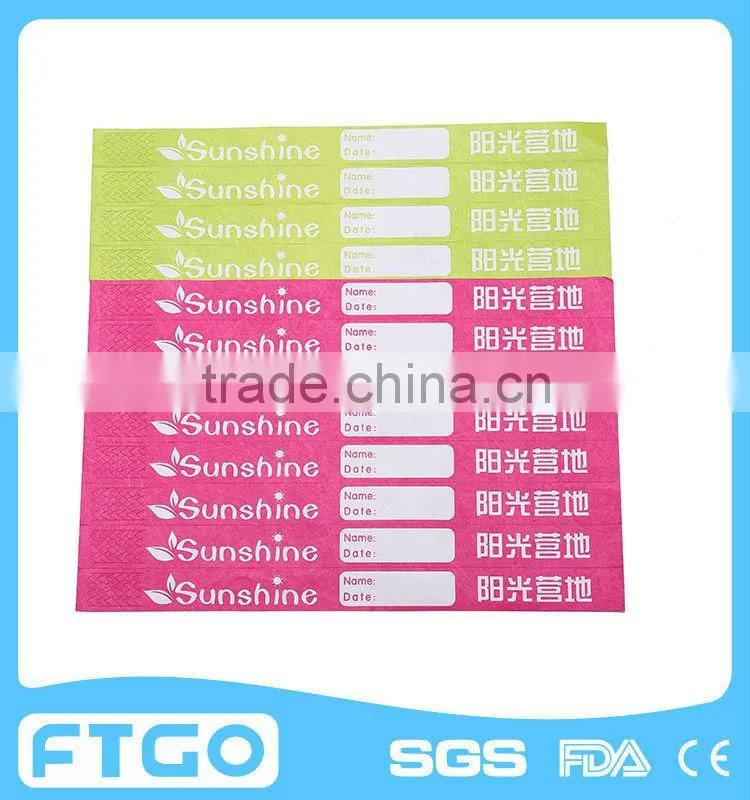 Give Away Printed Tyvek Wristbands