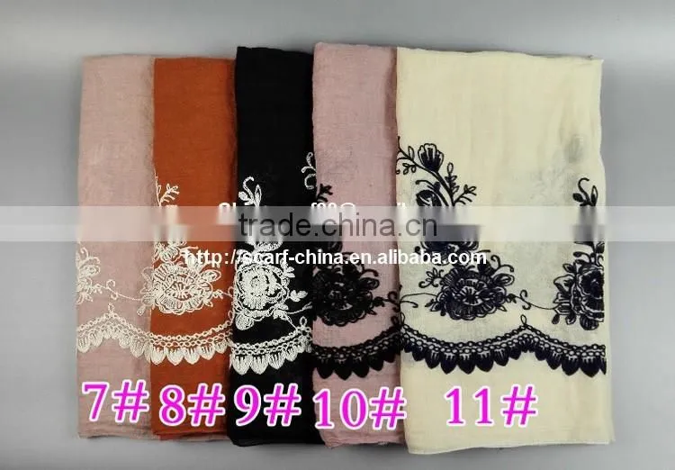 Wholesale embroidered infinity scarf