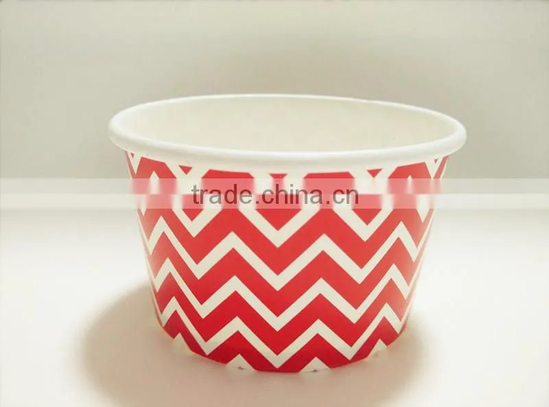 logo printed disposable paper buckets