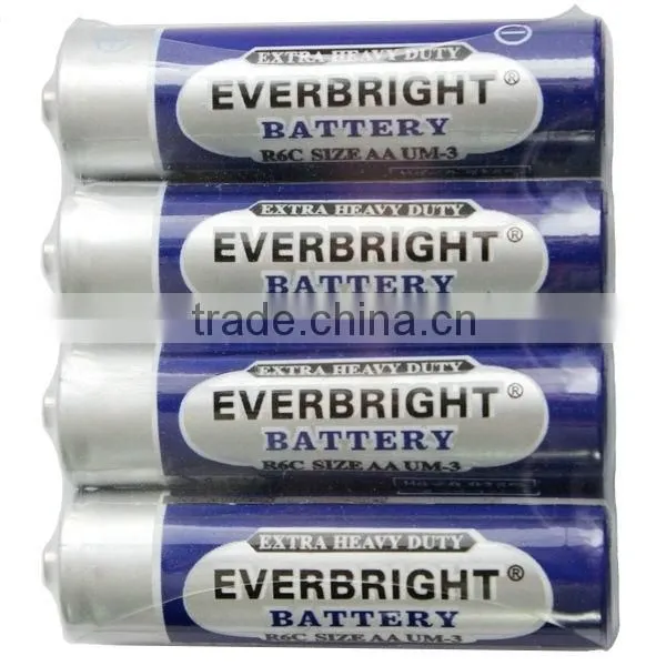 Super quality carbon zinc r6 baterrys aa