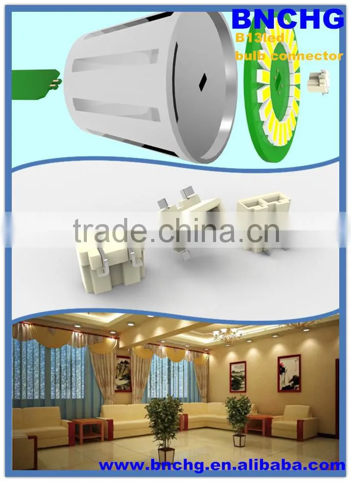 Hot sales pcb edge led bulb connectors suit for 1.0 /1.2 printed circuit boards