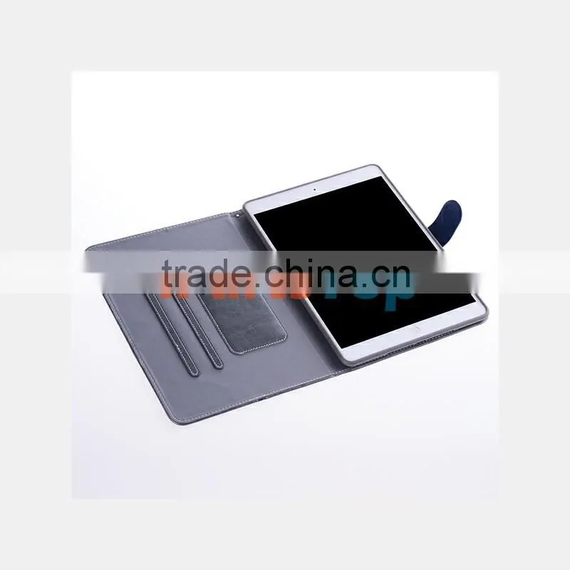 Wholesale Colored Leather Case For iPad 2 3 4 Flip Cover TPU Protective Book Case