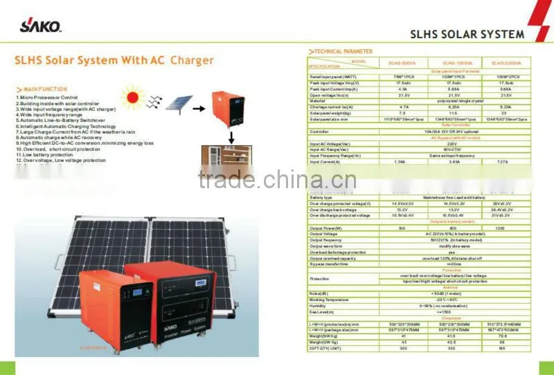 3KW Solar Inverter Power Inverter Manufacturers Pure Sine Wave Solar Inverter SKN-SS with Charge and Stabilizator(OEM,ISO,CE)