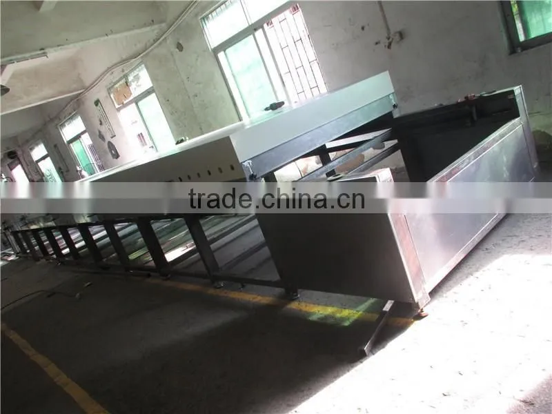 TM-IR1500-15 15m Glass Far-infrared Drying Tunnel Oven Machine with Conveyor