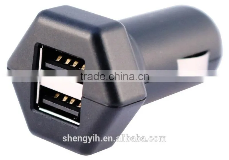 2016 D2 5V 3.4A factory direct supply dual usb car charger wholesale smart car usb charger for iphone and android