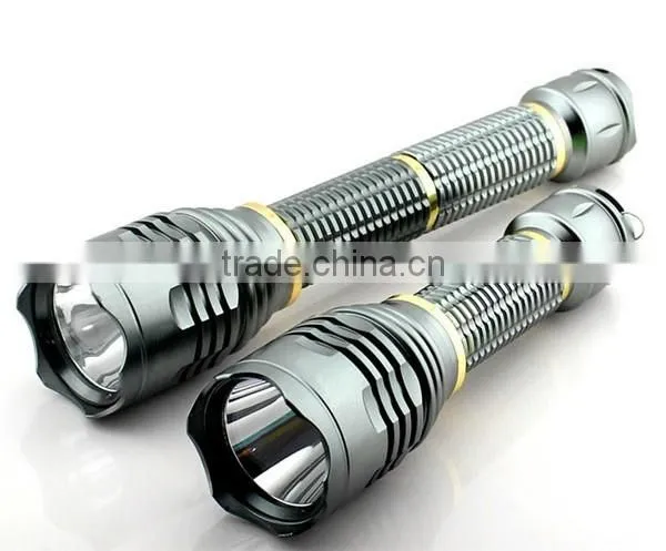1148 led XML T6 1000Lumens 5-Mode Emergency Hunting LED aluminum Led Flashlight