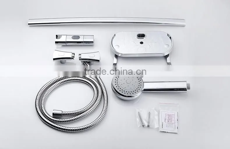 JOMOO new WaterMark certificationThree-function chrome finished shower set with hose, wall bracket