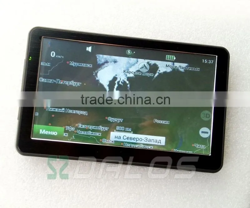 7 inch HD Screen CPU 800MHZ FM 128MB 4GB 2016 Maps Muli-languages Car GPS Navigation