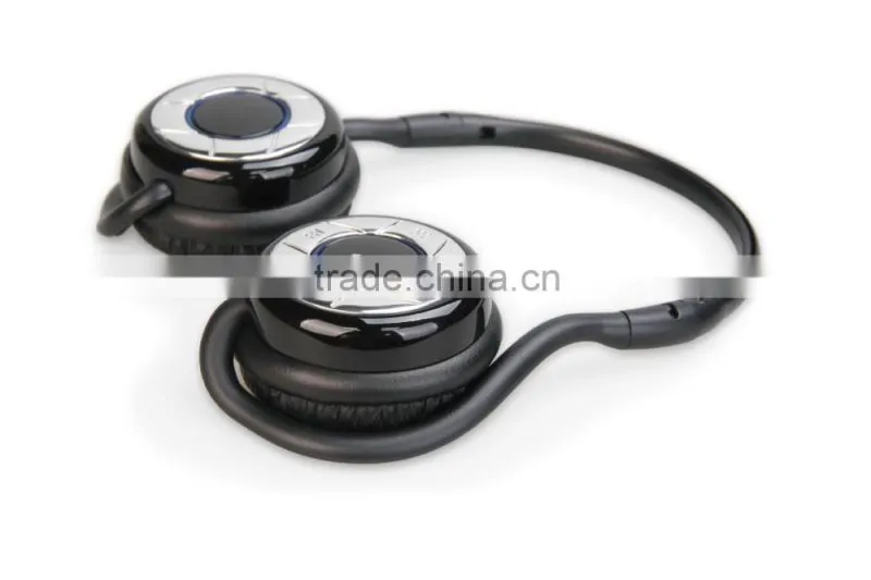Wireless bluetooth sport neckband headphone with microphone