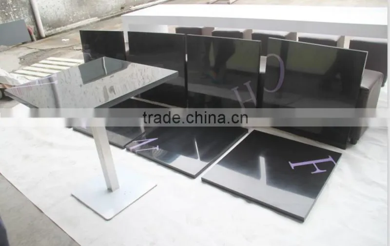 Restaurant Artificial Stone top Dining Table/Dining Room Furniture