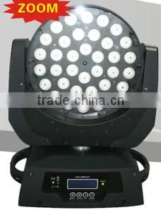 2015 Hot selling item A-2092 10w 36pcs 4 in 1 led wash with zoom
