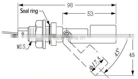 Float liquid level controller