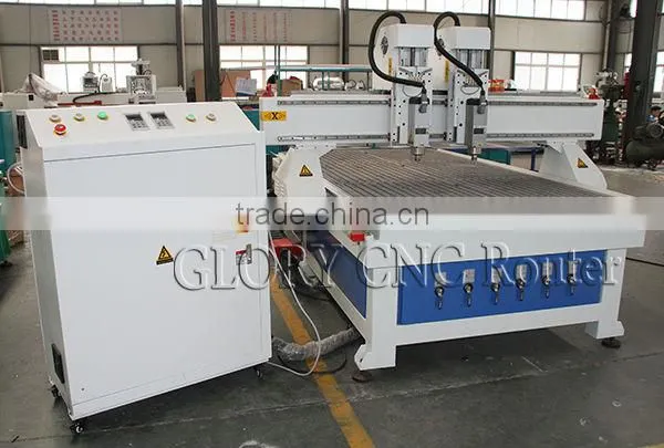 Two Z Axis Double Head CNC Machine for Wood Work