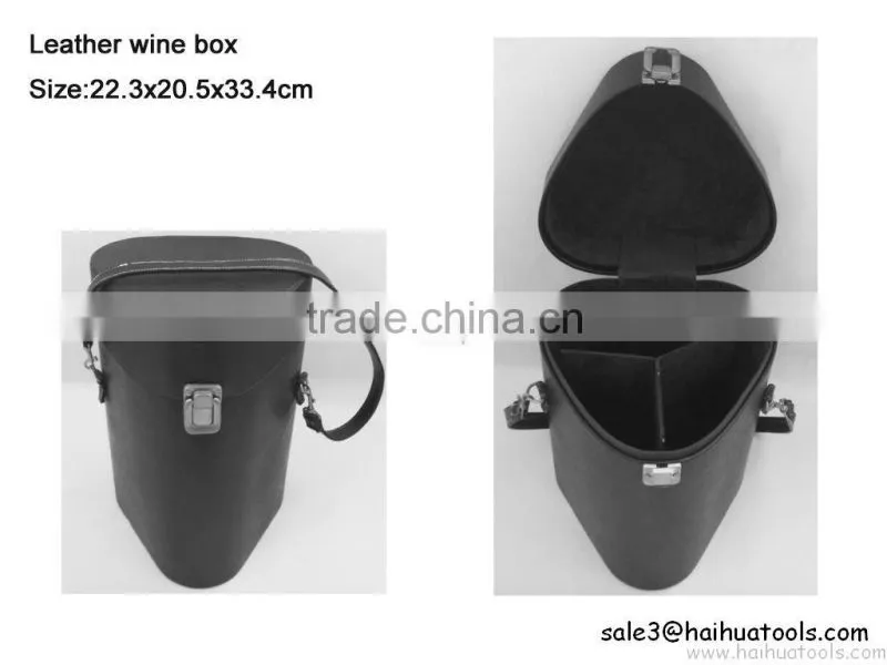 Advanced Leather/Pu wine box Red Deluxe style