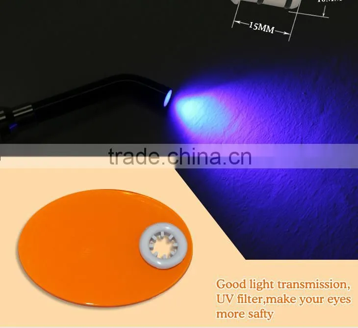 1400mw/cm2 plastic oled screen wireless dental led curing light