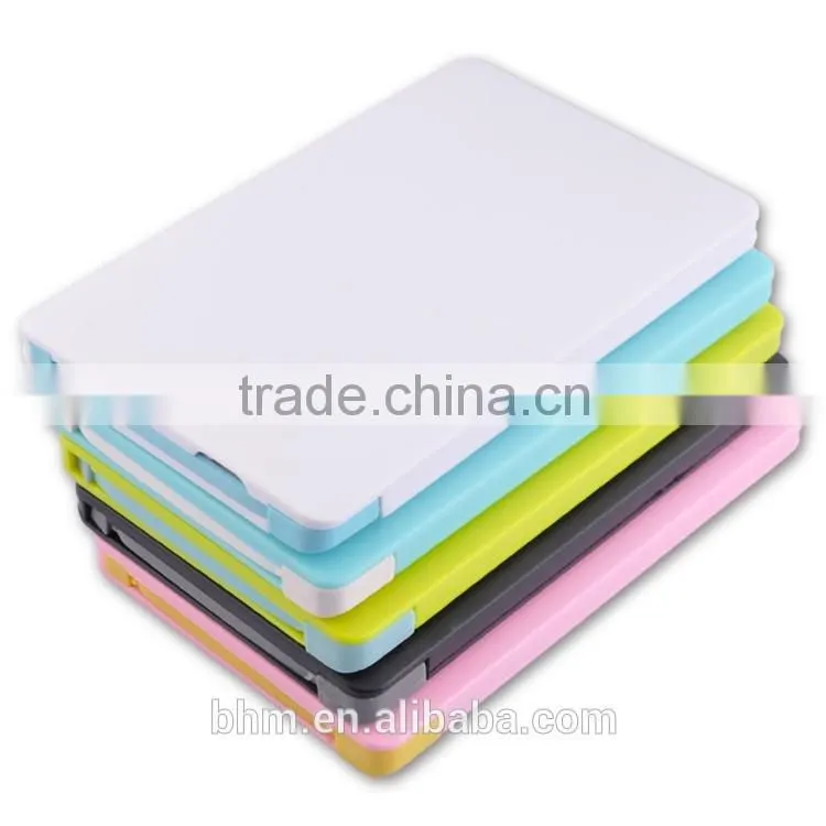 New arrival ultra-thin credit card power bank, solar power bank 2000