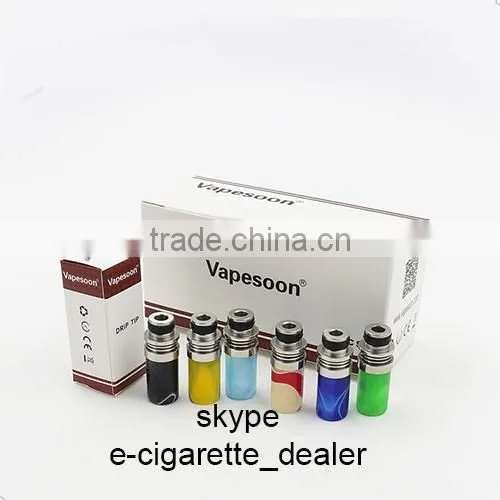 E cig 510 drip tip wholesale ss and Acrylic inhaler ADA-DT005