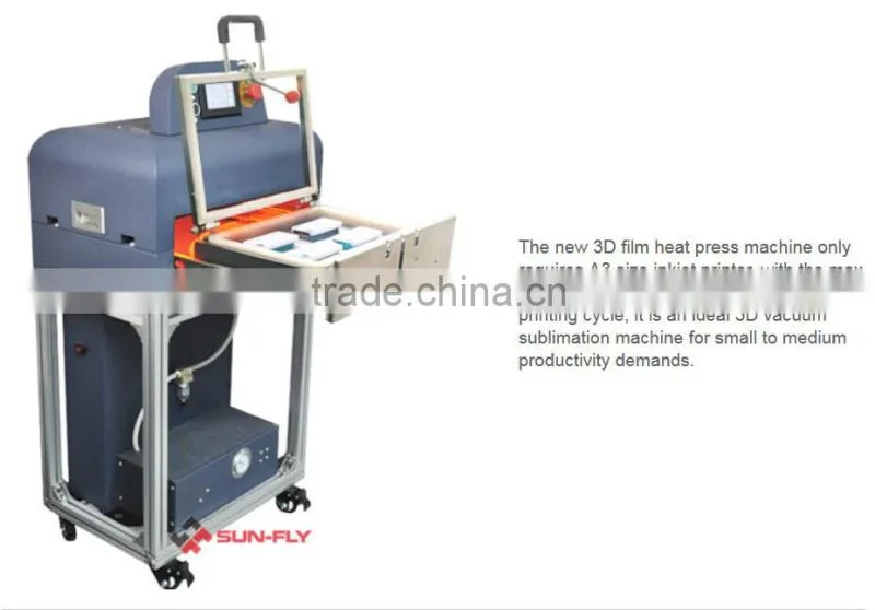 3D vacuum heat press machine /3D heat transfer flim machine/ sublimation flim machine