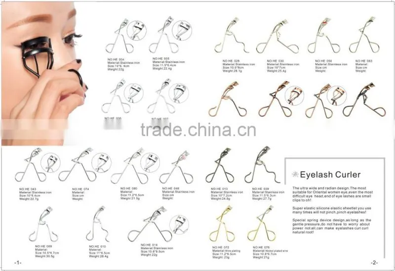 Fashion styles eyelash curling tool eyelash curler