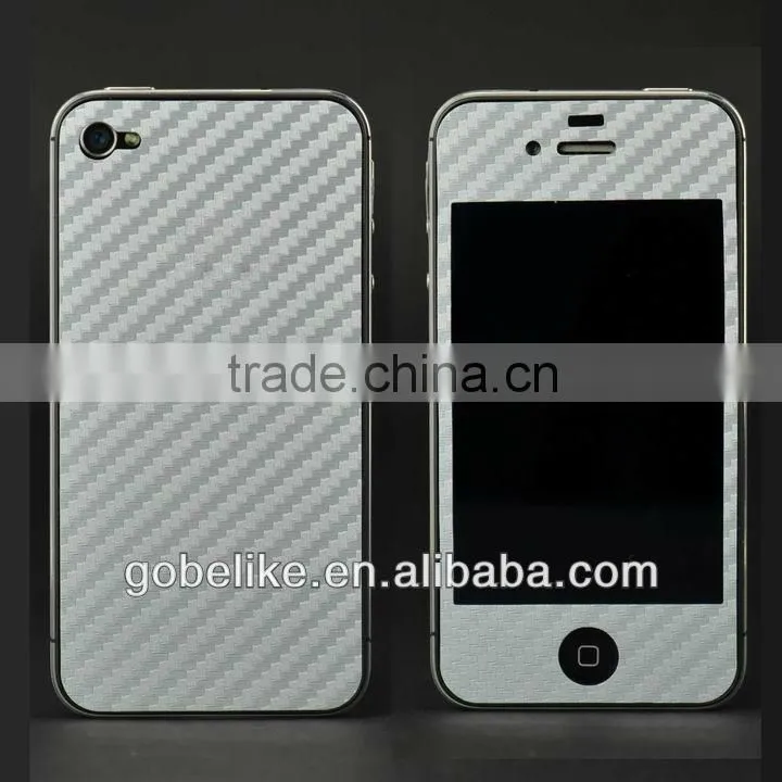 Carbon fiber skin for iphone 5