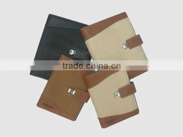 2015leather pu agenda diary organizer planner address book