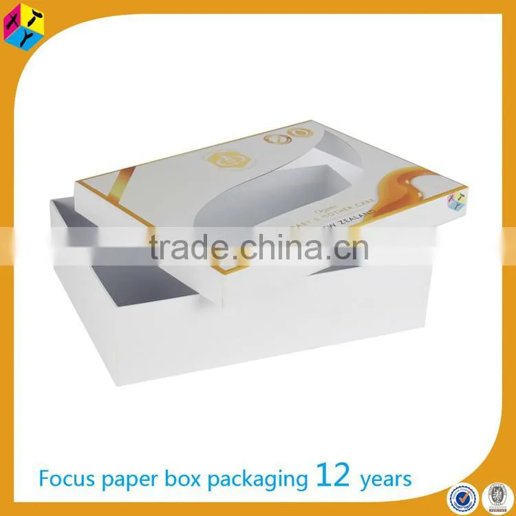 white paper baby skincare box gift pack