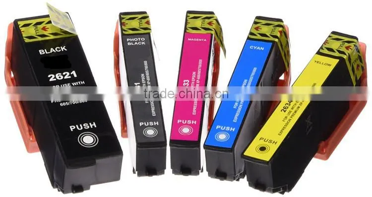Compatible ink cartridges for 26XL suitable for Epson Expression Premium XP-600 605 700 800