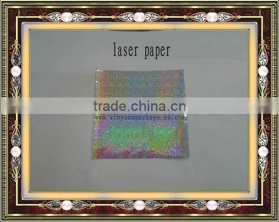 Holographic paper,Shredded paper,Blue metallic foil wrapping paper