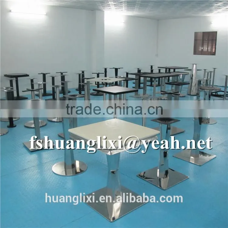 Stainless steel table leg ,restaurant metal table legs, foshan furniture,metal furniture feet,height adjustable desk legs