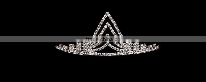 New Fashion silver tassels tiara necklace & earrings jewelry sets for women