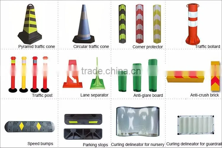 Super bright delineator post road delineators with EVA material