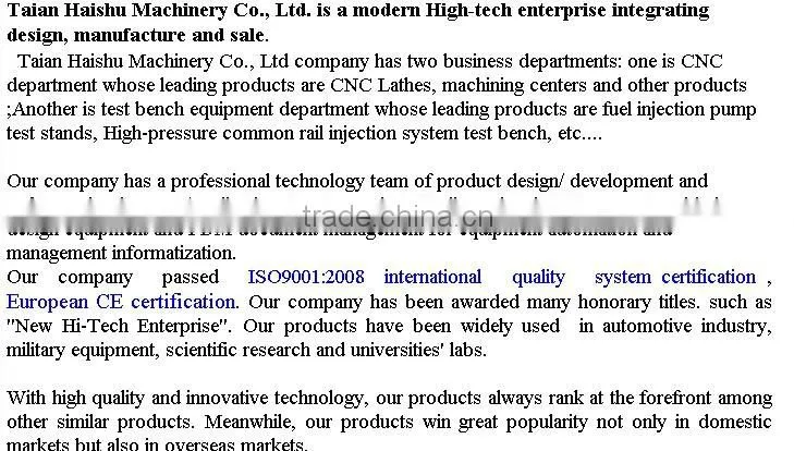 Easy operation with computer HTS679I diesel fuel injection pump test bench with thick shell