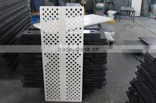 China Designed UHMWPE Dewatering element plates for paper&pulp machine