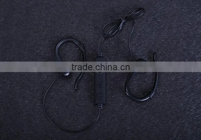 China manufacturer bluetooth 4.1 sports earphones headphone headset with earhook