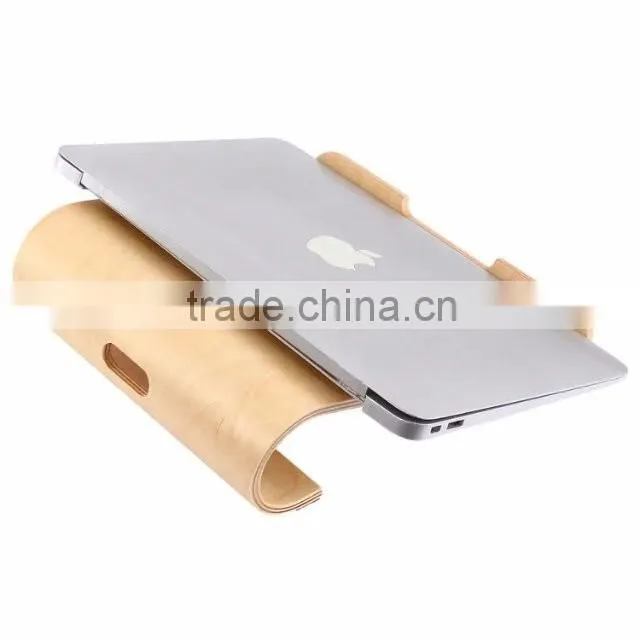 Universal Laptop Samdi Wood Holder Stand, for macbook wood holder wooden stand holder