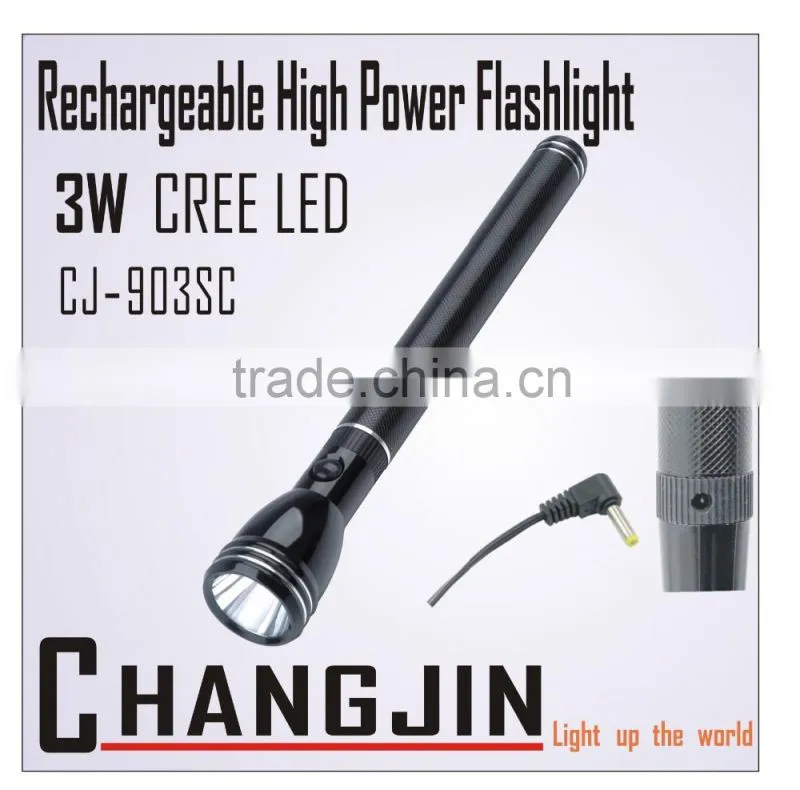 Outdoor Aluminum Led Torchlight and Emergency Large Portable Led Torch High Quality Led Flashlight