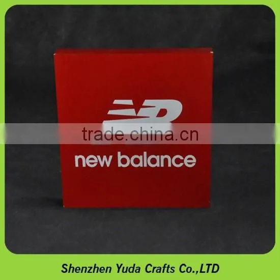 factory price acrylic logo blocks with base printing plexiglass name plate