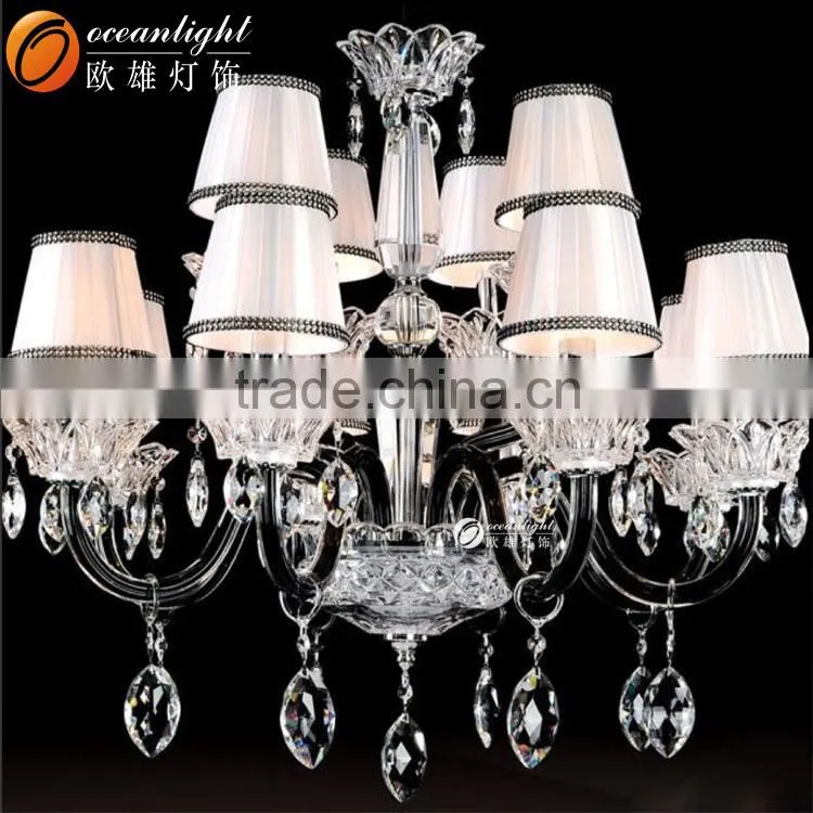 White Elegant Chandelier Candle Chandelier Decorative Indoor Lights OMG88626-6W