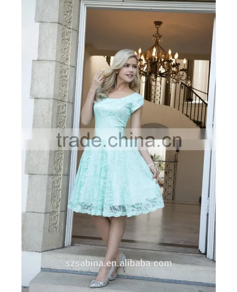 2016 Suzhou factory lace applique short wedding gowns embroidery dress design