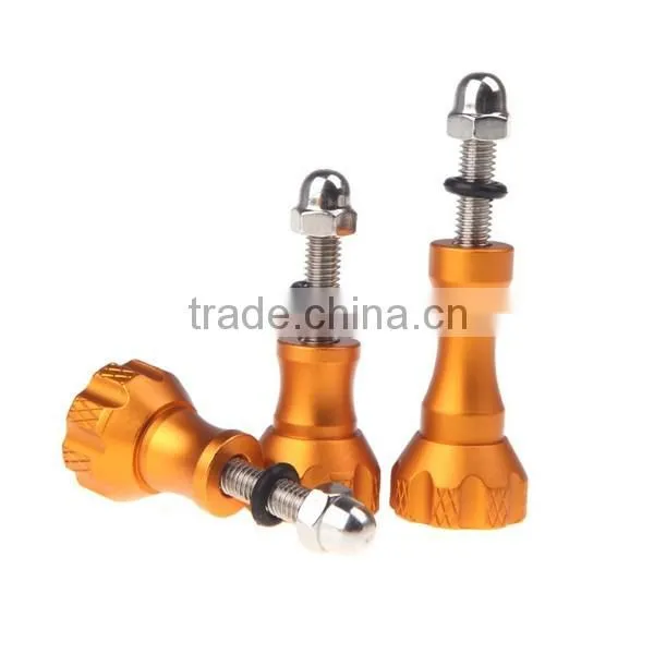 CNC Aluminum Adjustable Screw Thumb Knob Screw for Gopros Hero3+/3/2/1