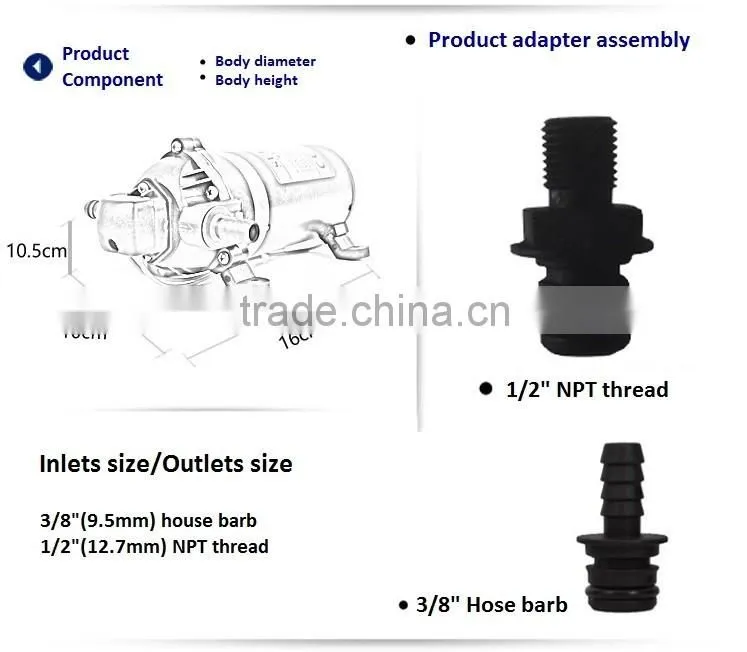 Sailfo 160PSi car wash high pressure pumps,Diaphragm pumps for cleaning