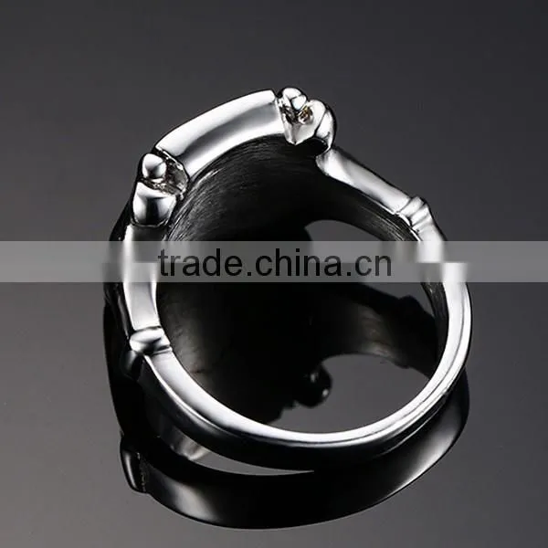 Men Jewelry Punk Style Fashion Cross Design Ring 2016