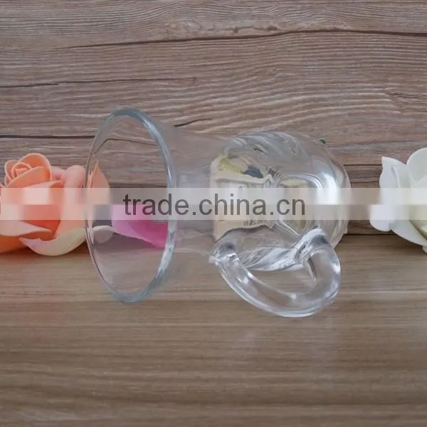 (OEM)Clear Shot Glass Cup with Handle for Flower Tea During Free Time