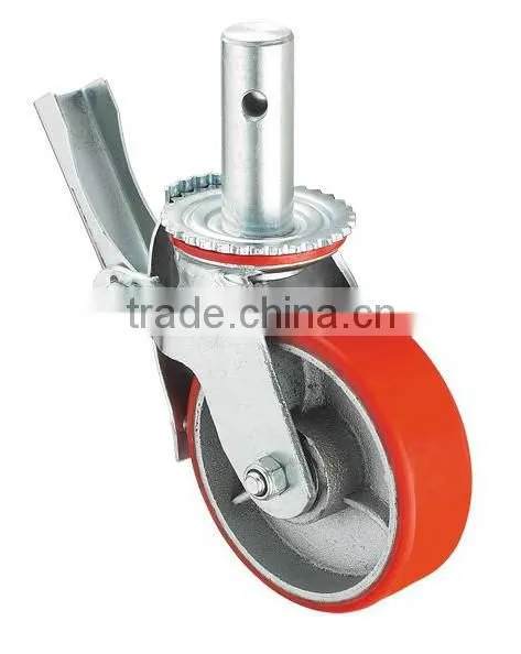 Good Quality Heavy Duty Cast Iron Wheel Top Plate Caster