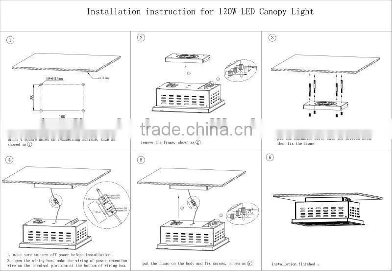 Canopy Ceiling Light Fixtures