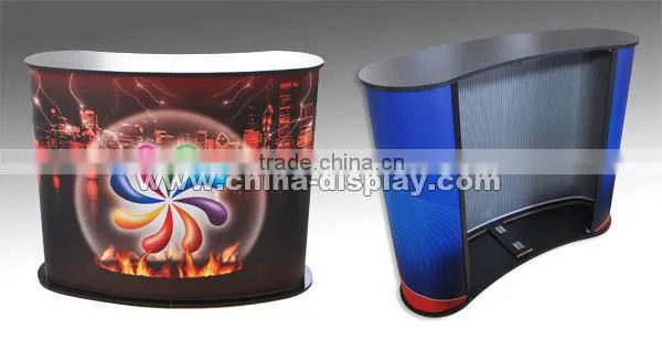 Low Price PP/Aluminum Promotion Table Modern Promotion Table